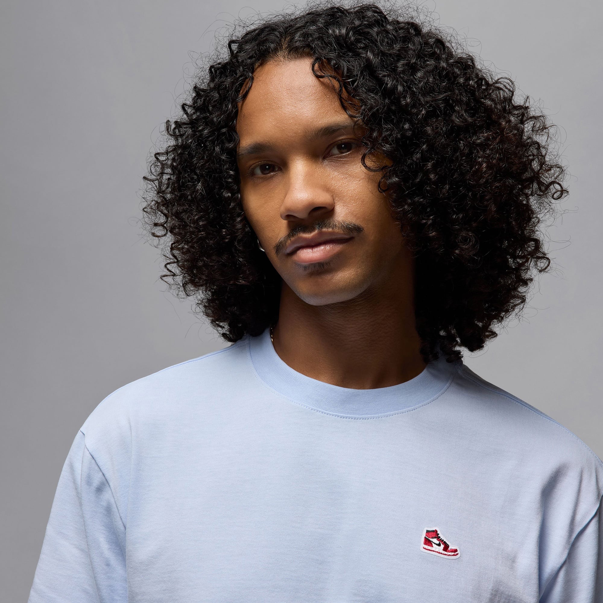 Jordan Brand Erkek Mavi T-Shirt