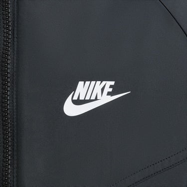  Nike Sportswear Windrunner Çocuk Siyah Yağmurluk