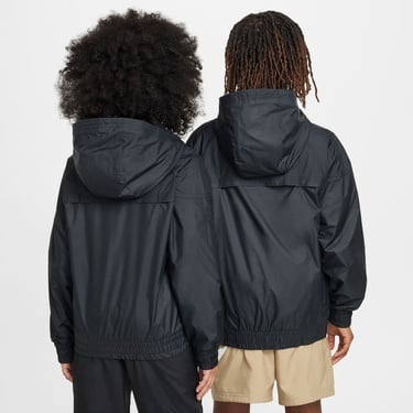  Nike Sportswear Windrunner Çocuk Siyah Yağmurluk