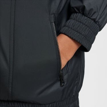  Nike Sportswear Windrunner Çocuk Siyah Yağmurluk