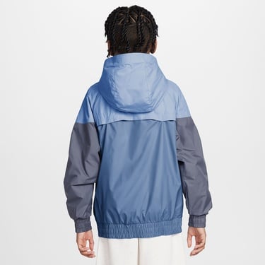  Nike Sportswear Windrunner Çocuk Mavi Yağmurluk