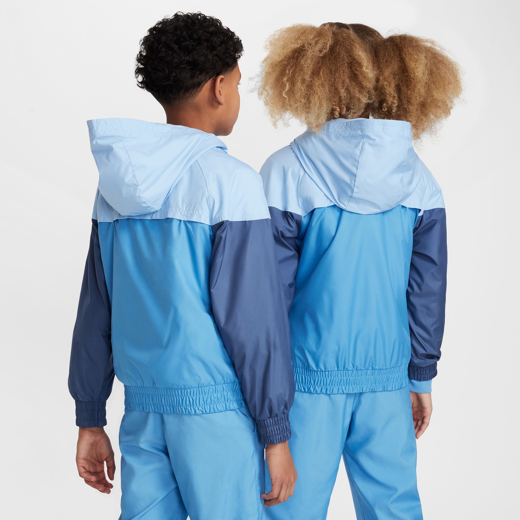 Nike Sportswear Windrunner Çocuk Mavi Yağmurluk