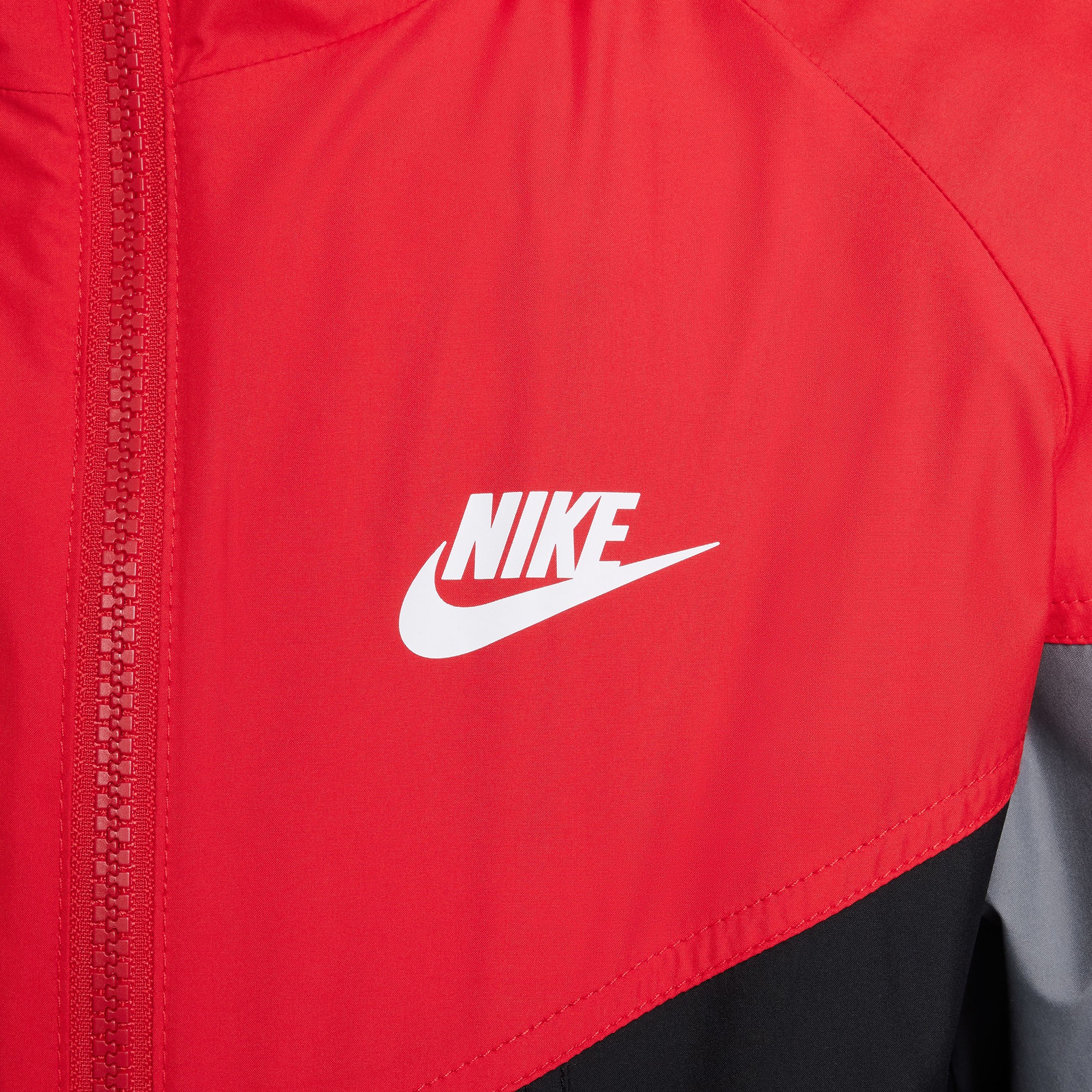 Nike Sportswear Windrunner Çocuk Kırmızı Yağmurluk