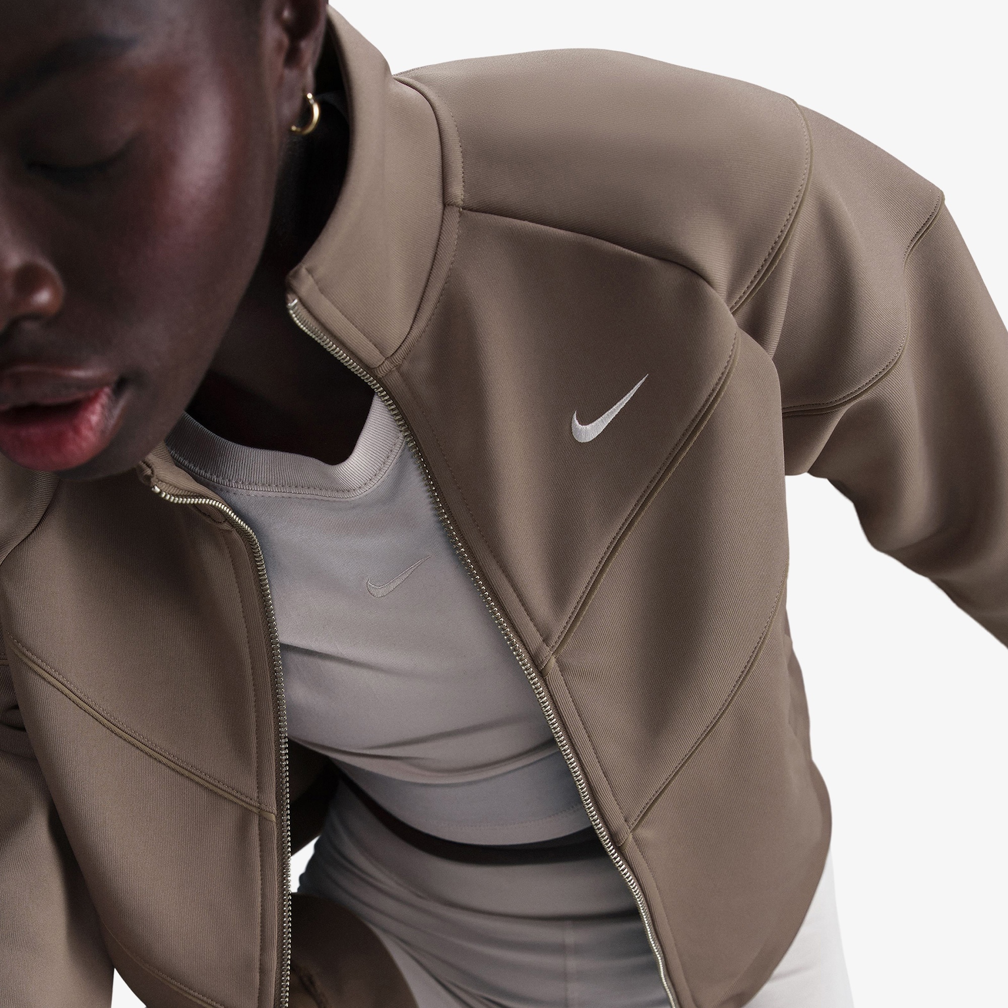 Nike Sportswear Windrunner Kadın Kahverengi Ceket