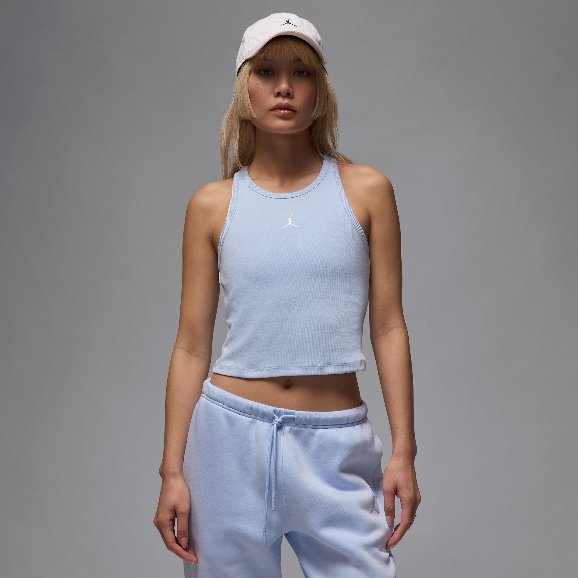 Jordan Essentials Kadın Mavi Kolsuz T-Shirt