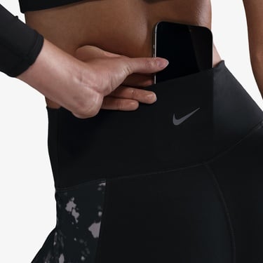  Nike One Dri-Fit Heritage  Kadın Siyah Tayt