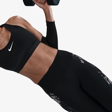  Nike One Dri-Fit Heritage  Kadın Siyah Tayt