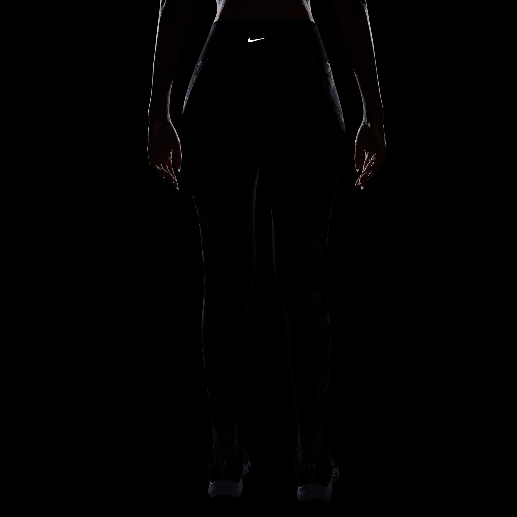 Nike One Dri-Fit Heritage  Kadın Siyah Tayt