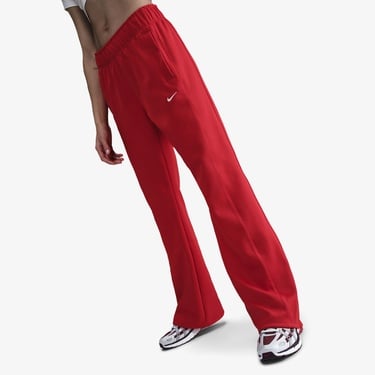  Nike Sportswear Windrunner Kadın Kırmızı Eşofman Altı