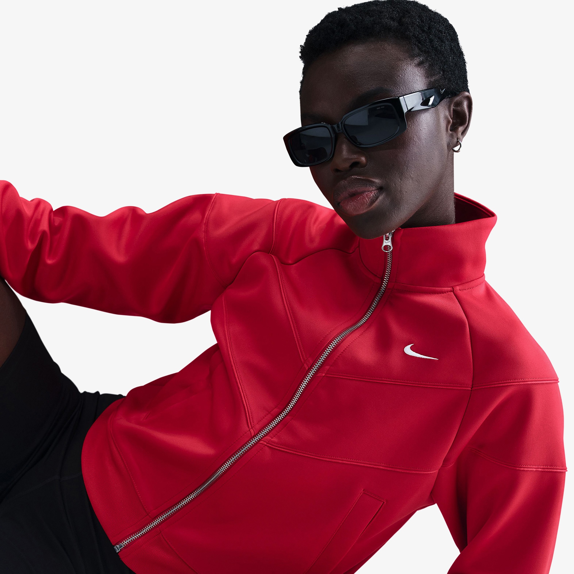 Nike Sportswear Windrunner Kadın Kırmızı Ceket