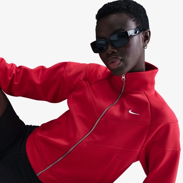  Nike Sportswear Windrunner Kadın Kırmızı Ceket