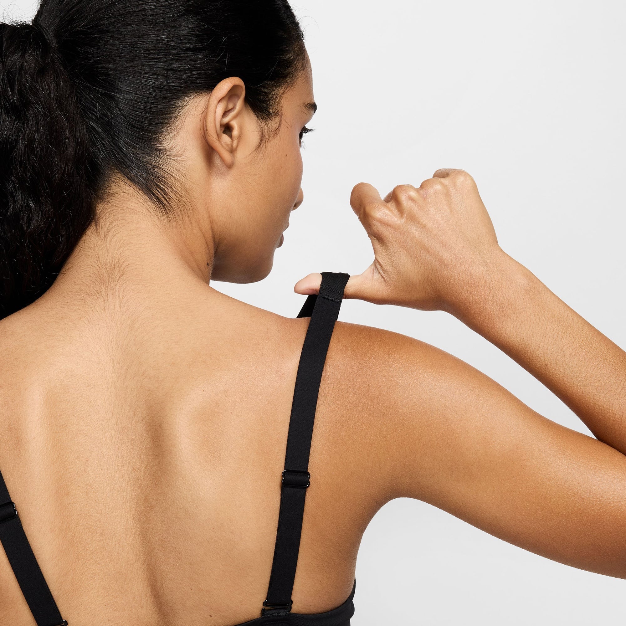 Nike Pro Indy Plunge Kadın Siyah Bra