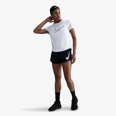  Nike One Swoosh Dri-Fit Kadın Beyaz T-Shirt
