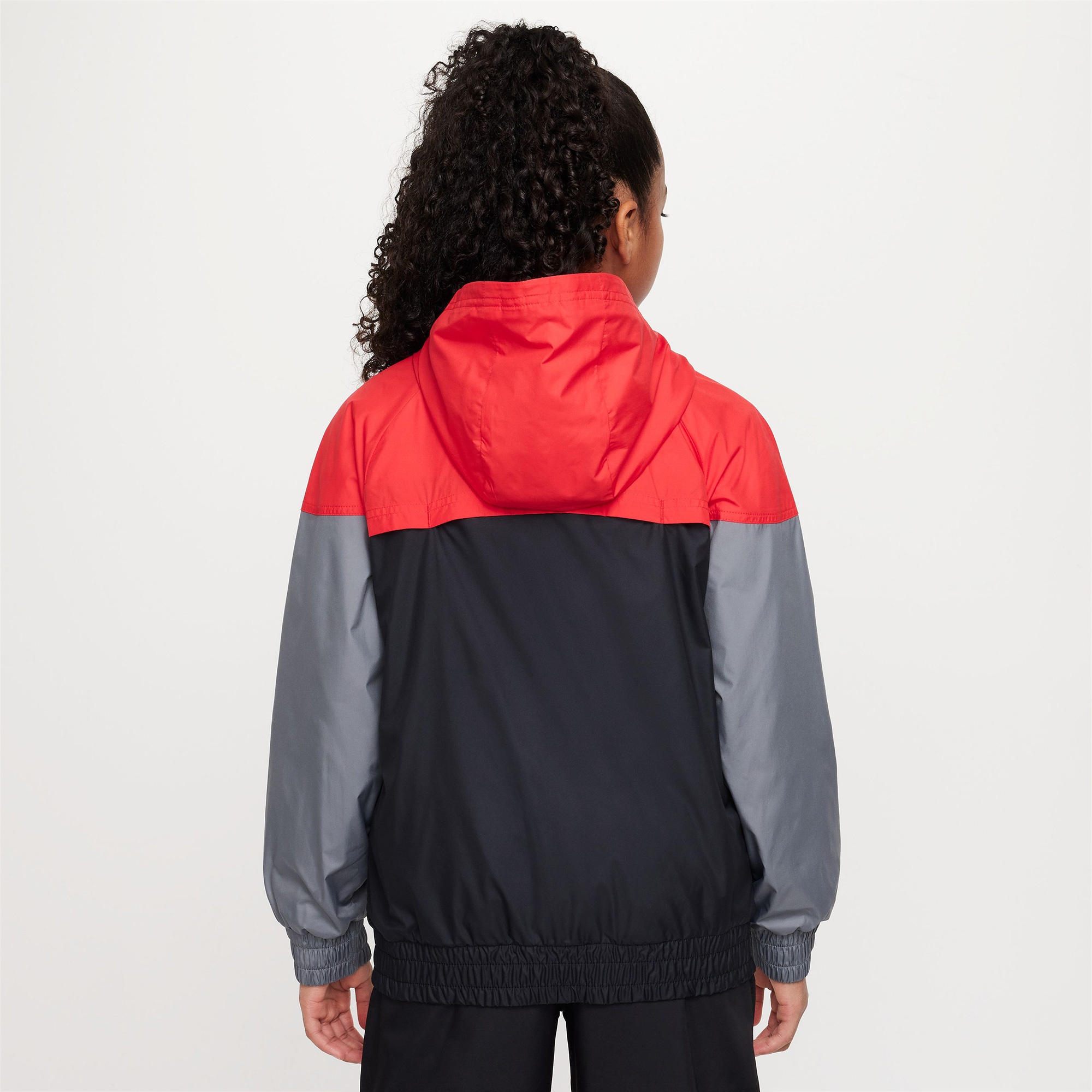 Nike Sportswear Windrunner Çocuk Kırmızı Yağmurluk