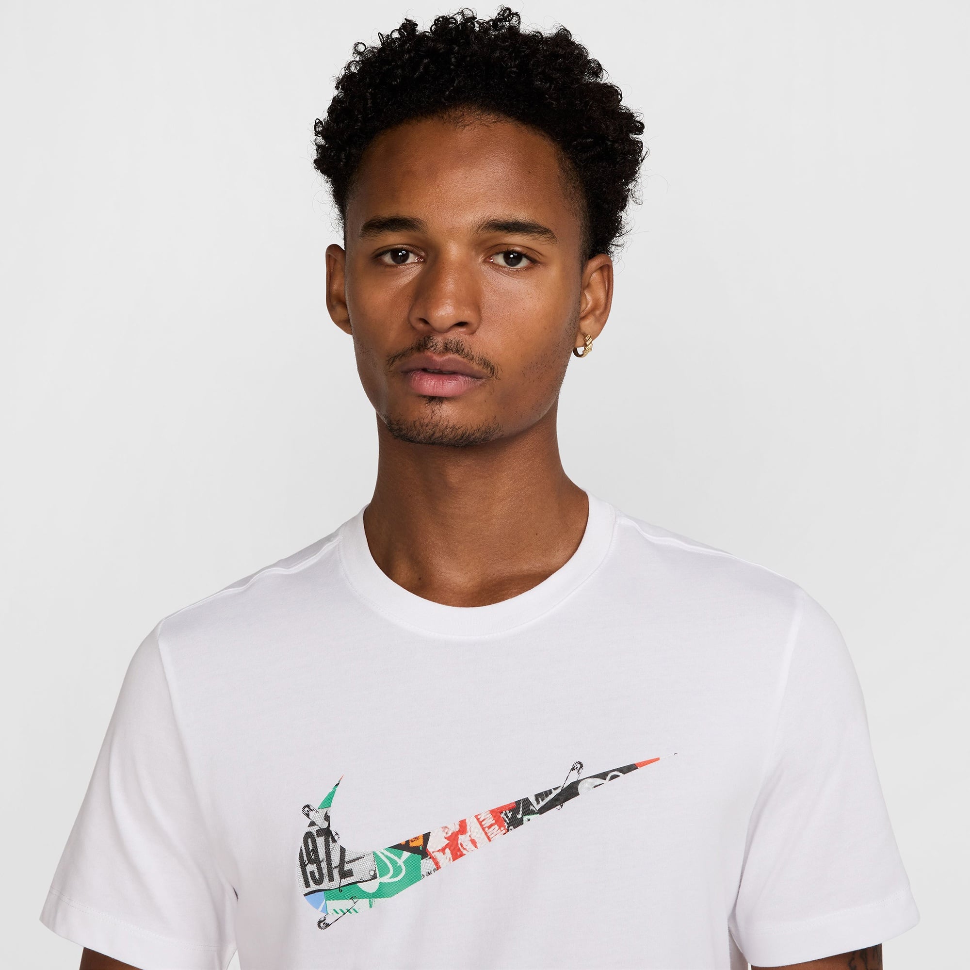 Nike Dri-Fit Energy Erkek Beyaz T-Shirt