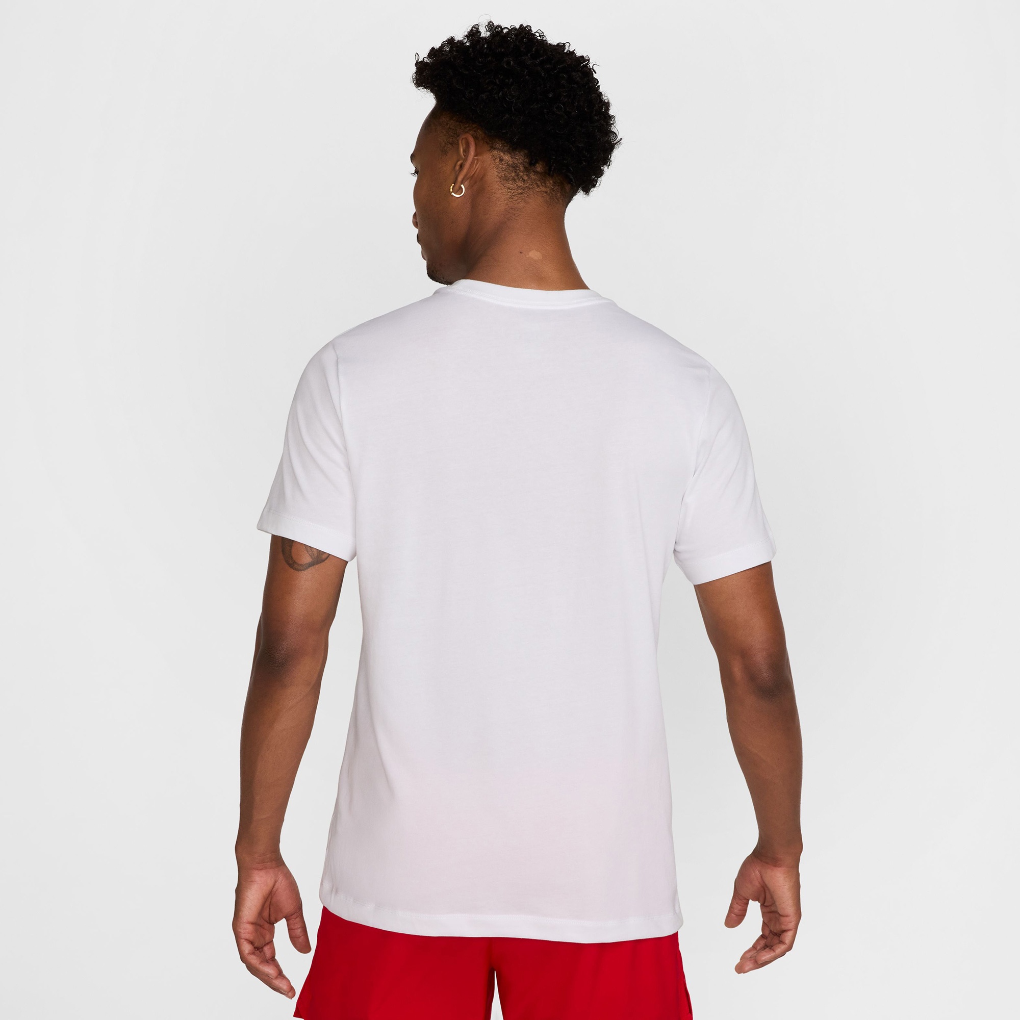 Nike Dri-Fit Energy Erkek Beyaz T-Shirt