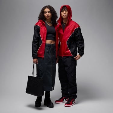  Jordan Essentials Draft Erkek Kırmızı Ceket