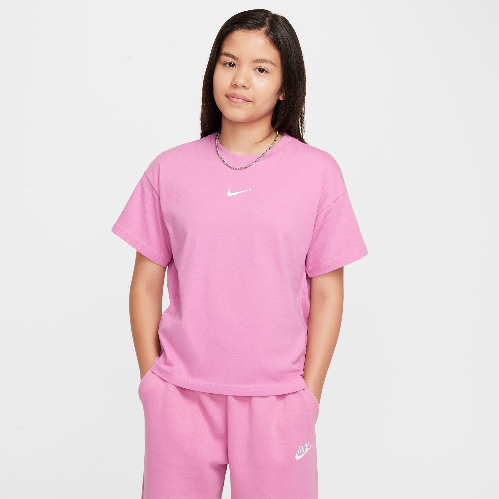 Nike Sportswear Essentials Çocuk Pembe T-Shirt