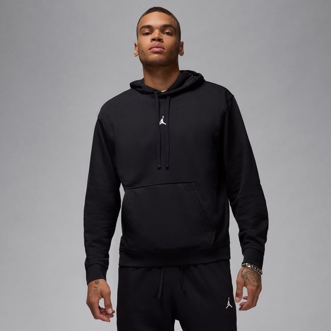  Jordan Dri-Fit Sport Crossover Fleece Erkek Siyah Sweatshirt