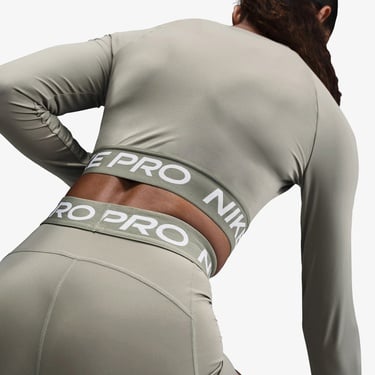  Nike Pro Dri-Fit 365 Kadın Yeşil Crop T-Shirt