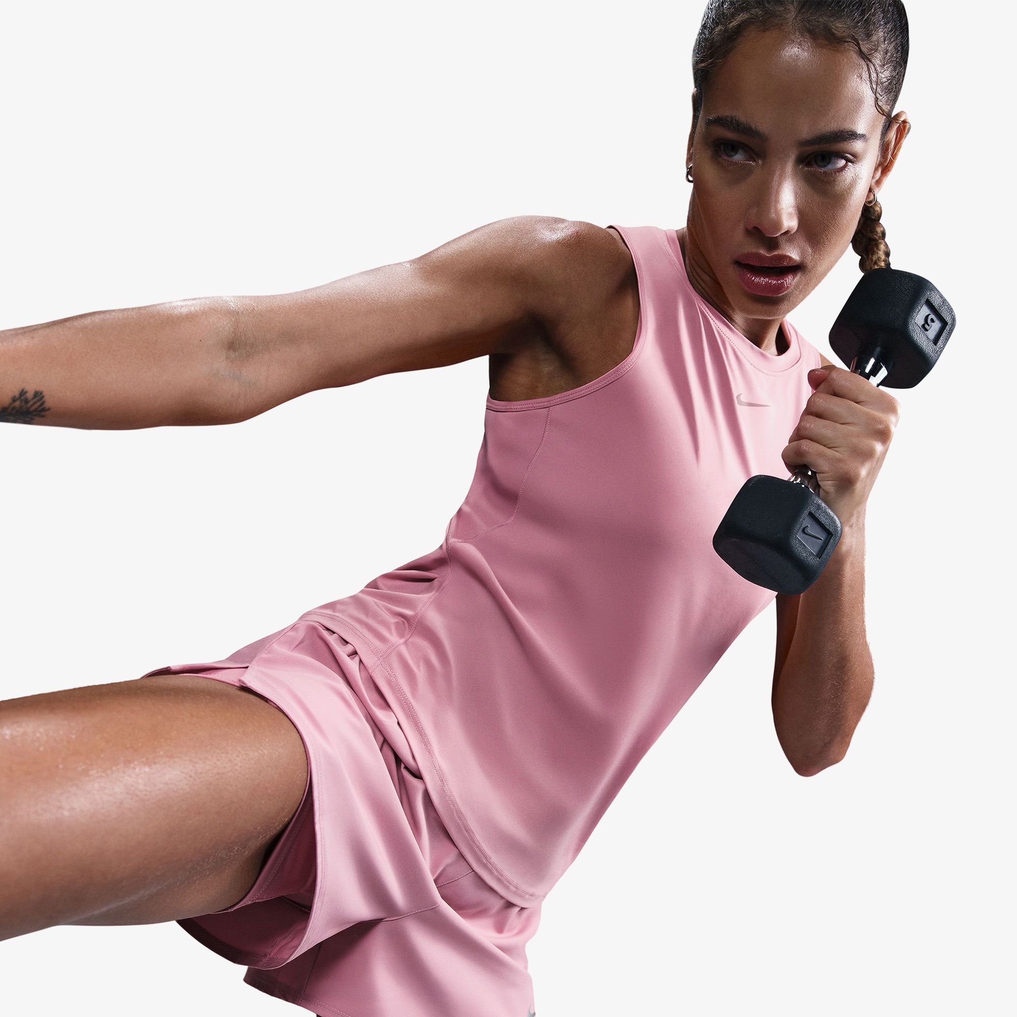 Nike One Classic Dri-Fit Kadın Pembe Kolsuz T-Shirt