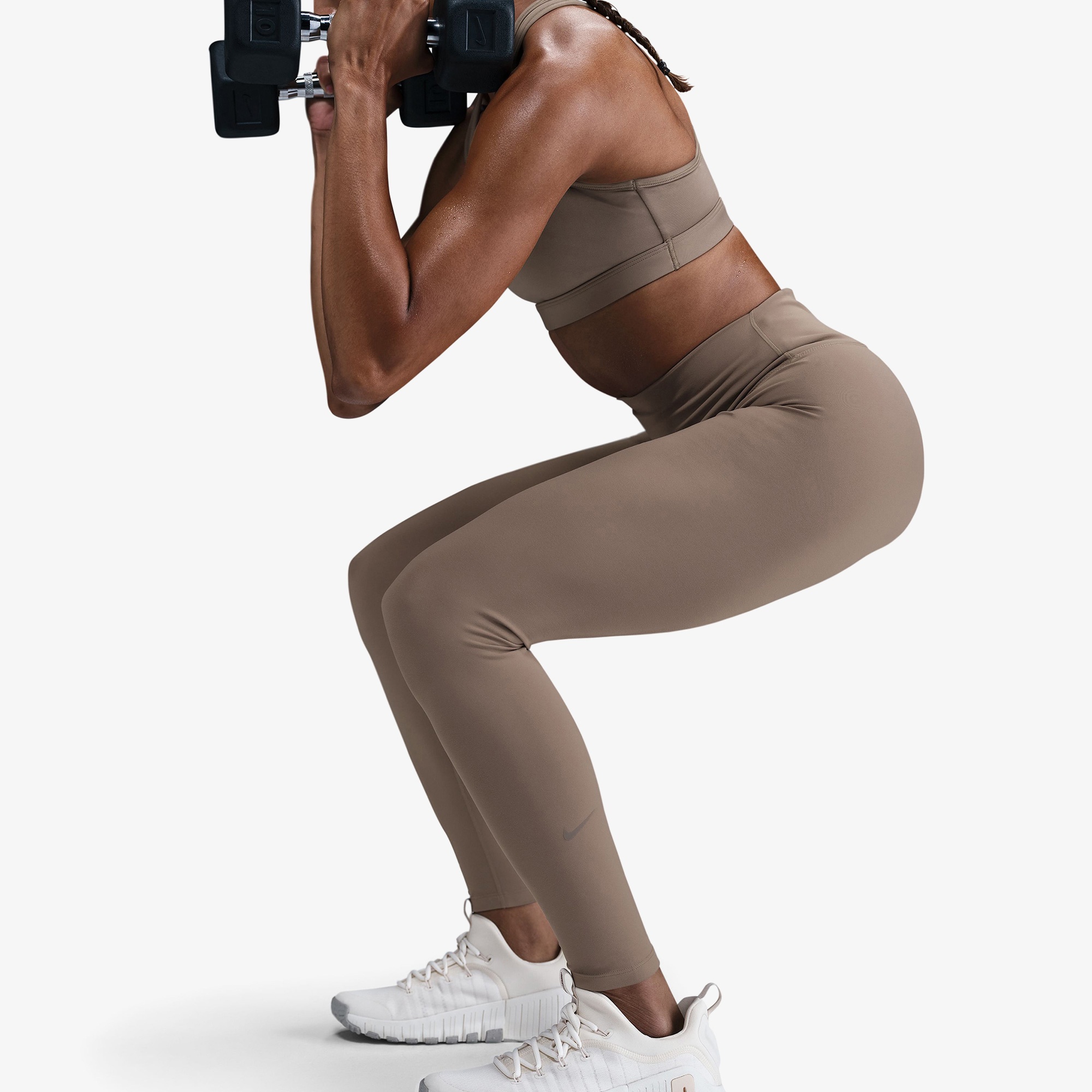 Nike Dri-Fit One Kadın Kahverengi Tayt