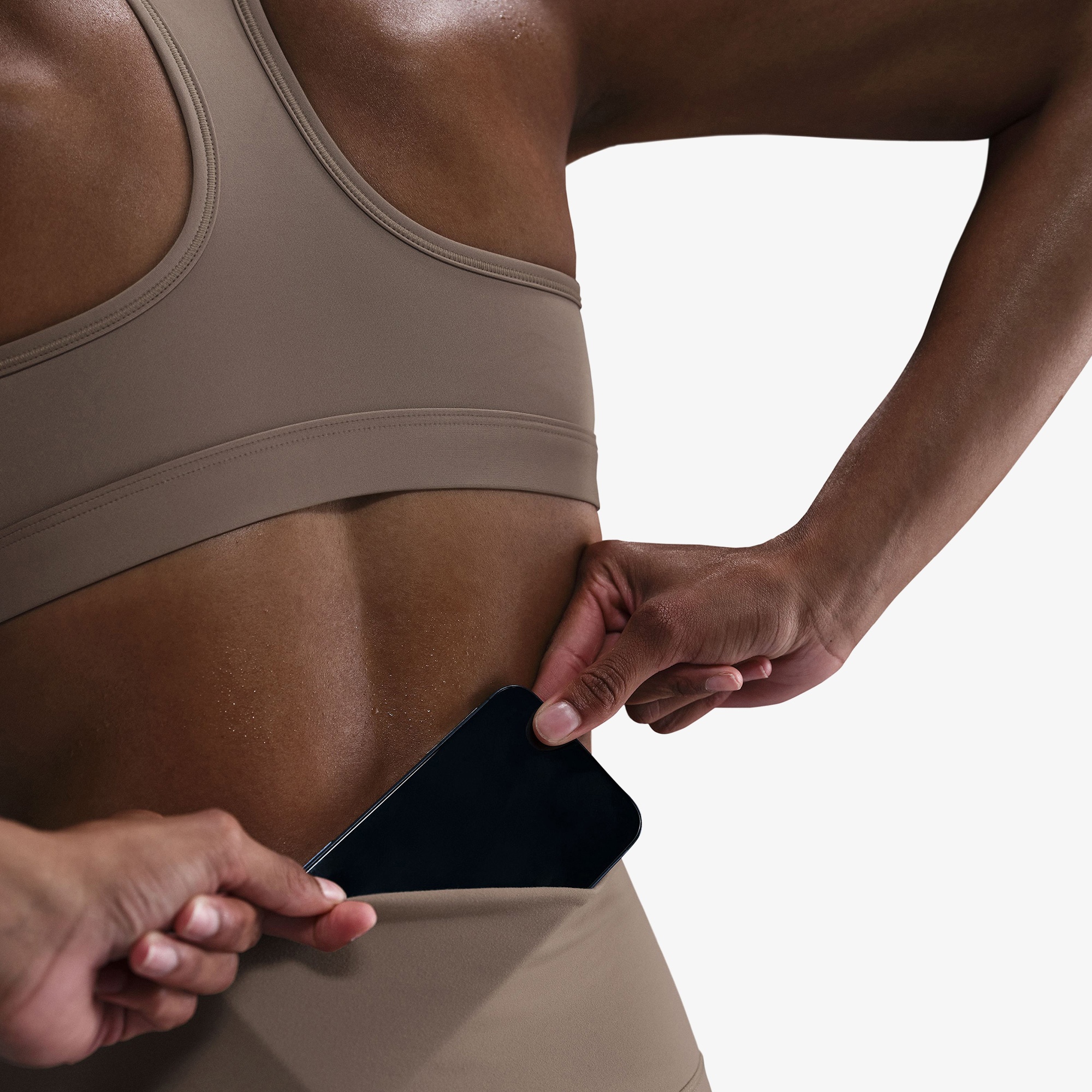 Nike Dri-Fit One Kadın Kahverengi Tayt