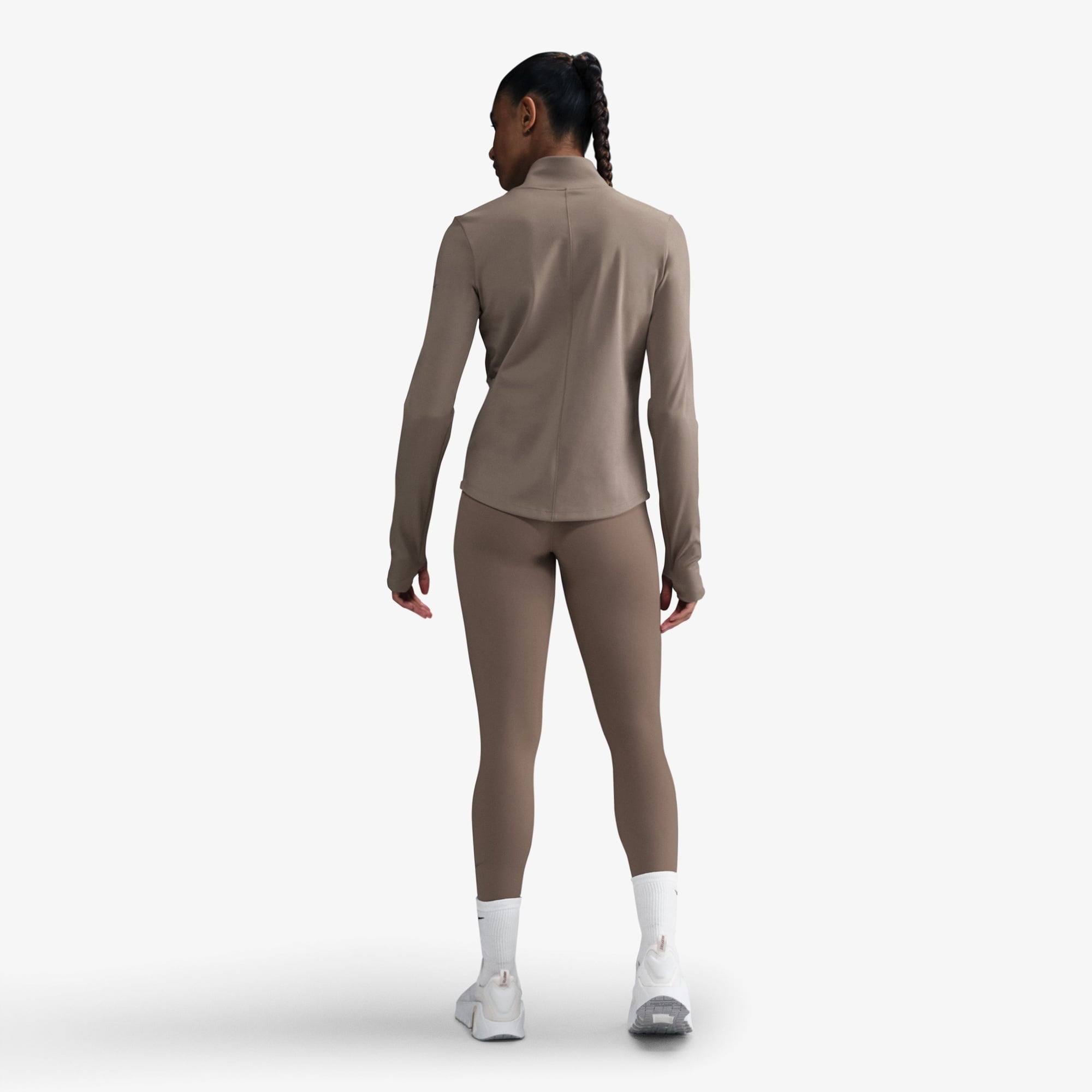 Nike Dri-Fit One Kadın Kahverengi Tayt