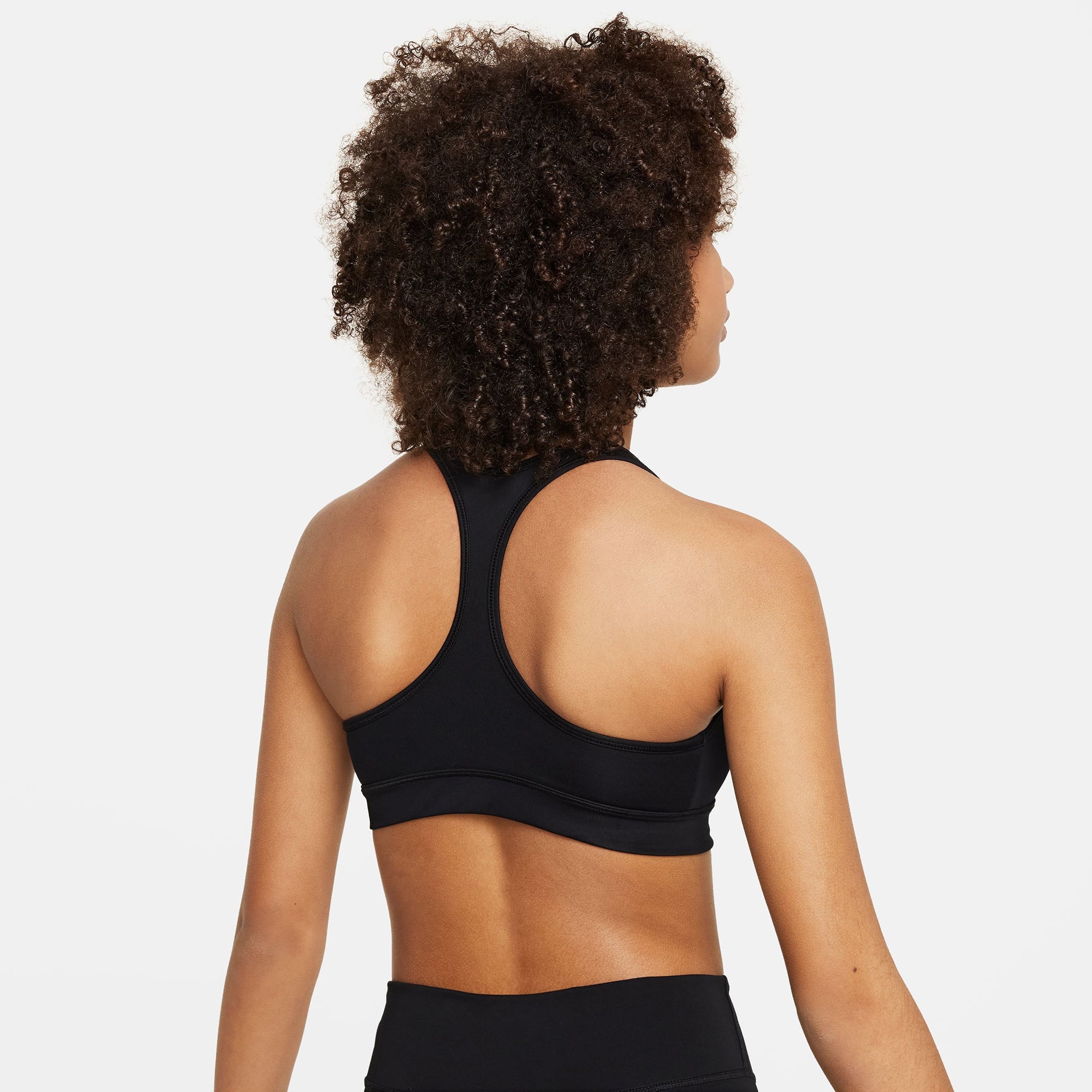 Nike Dri-Fit Swoosh Çocuk Siyah Bra