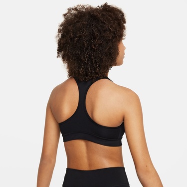  Nike Dri-Fit Swoosh Çocuk Siyah Bra