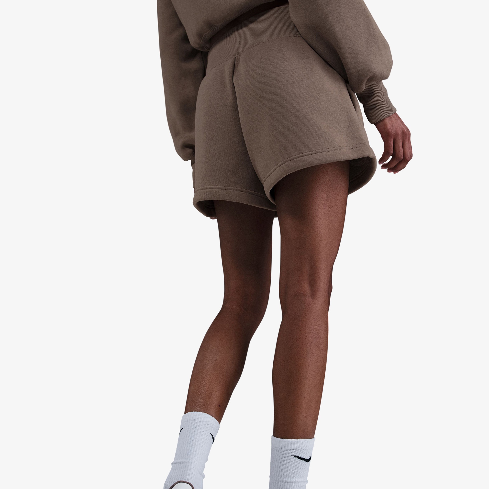 Nike Sportswear Phoenix Fleece Kadın Kahverengi Şort