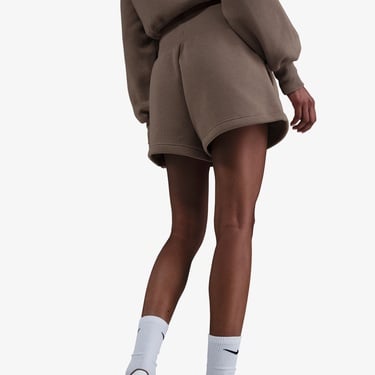  Nike Sportswear Phoenix Fleece Kadın Kahverengi Şort