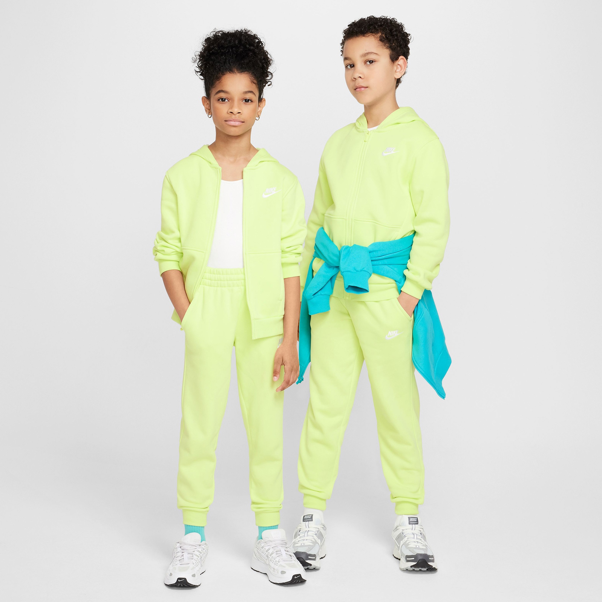 Nike Sportswear Club Fleece Genç Çocuk Sarı Eşofman Altı