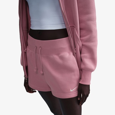  Nike Sportswear Phoenix Fleece Kadın Pembe Şort