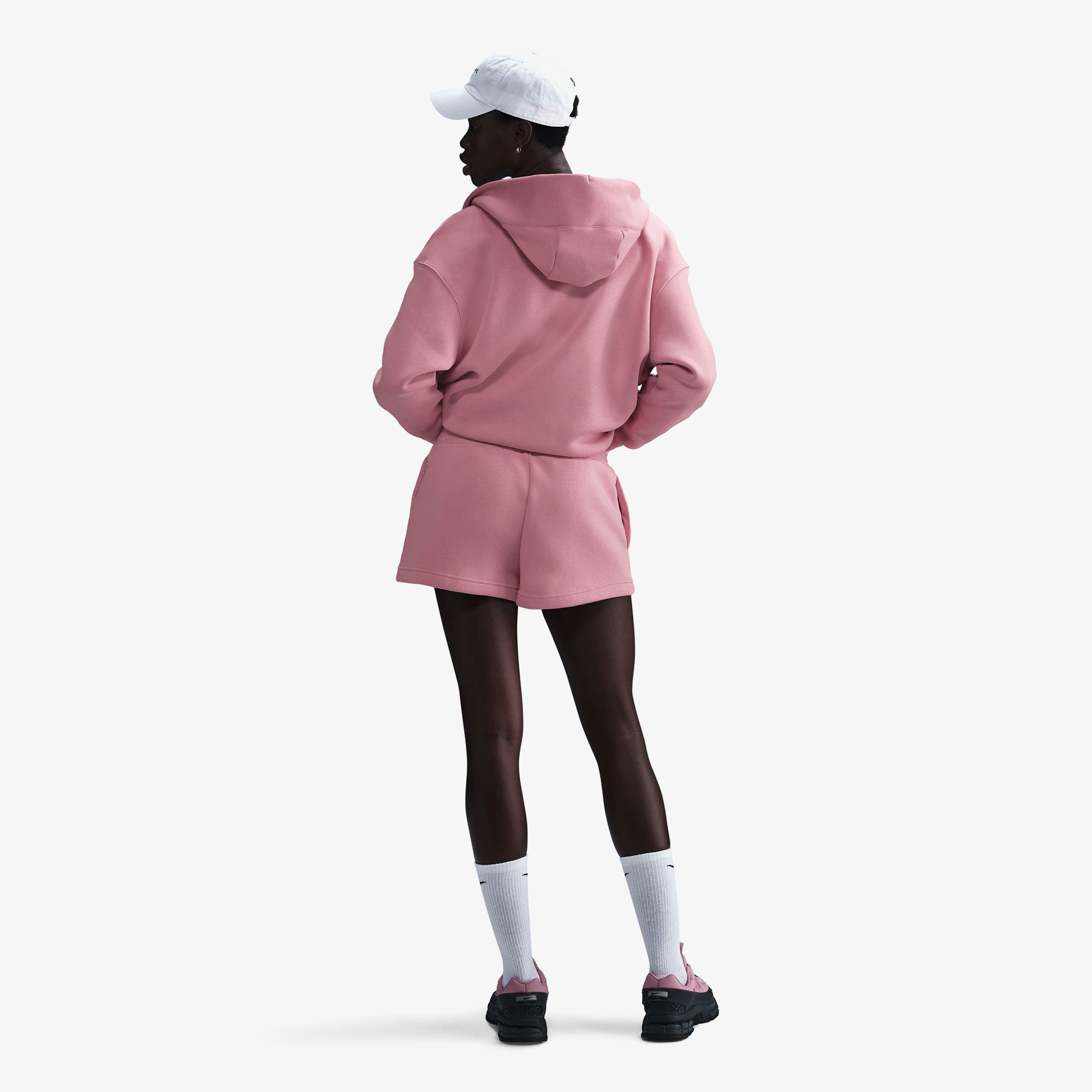 Nike Sportswear Phoenix Fleece Kadın Pembe Şort