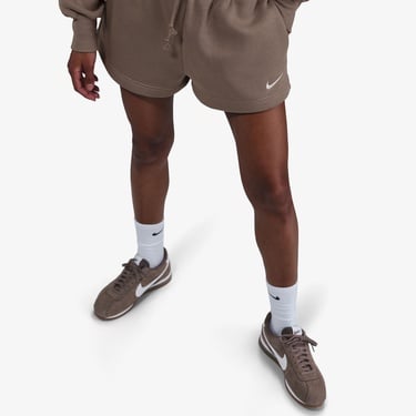  Nike Sportswear Phoenix Fleece Kadın Kahverengi Şort