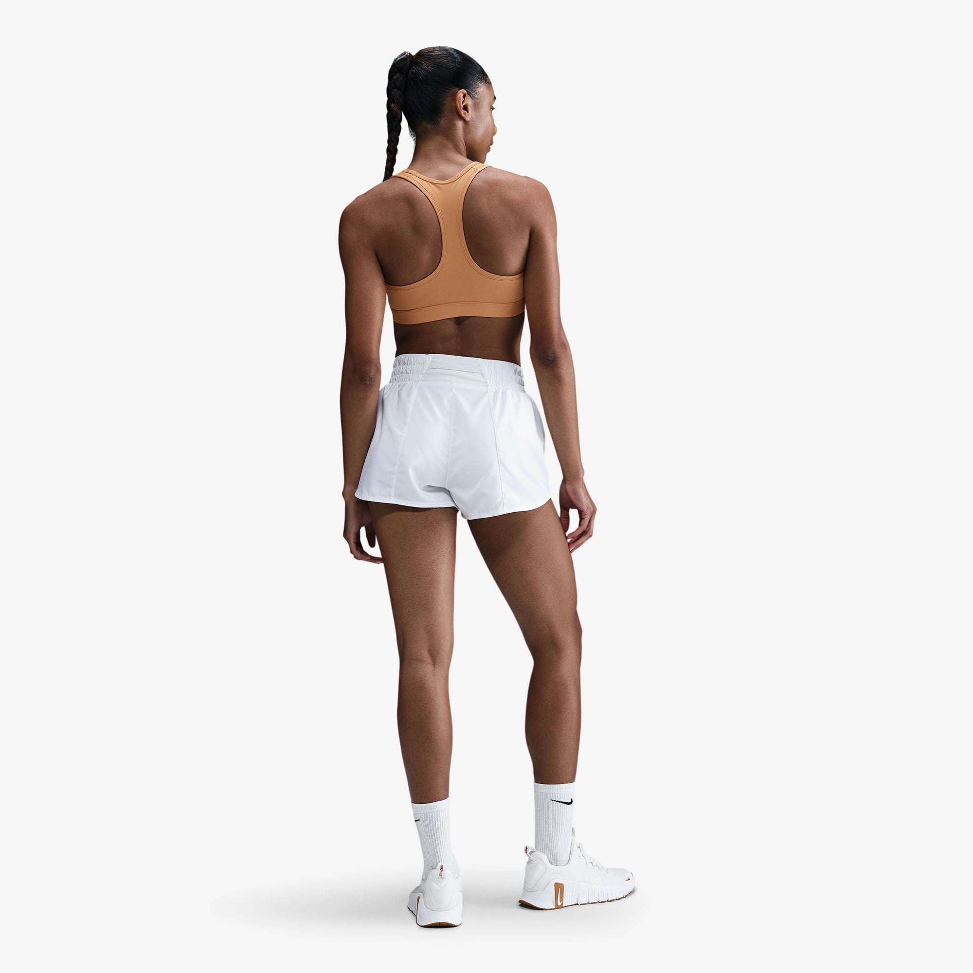 Nike Swoosh Medium Support Kadın Turuncu Bra