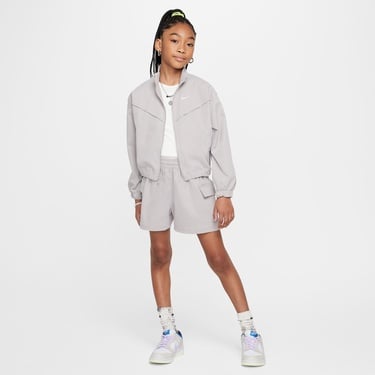  Nike Sportswear Oversized Çocuk Gri Ceket