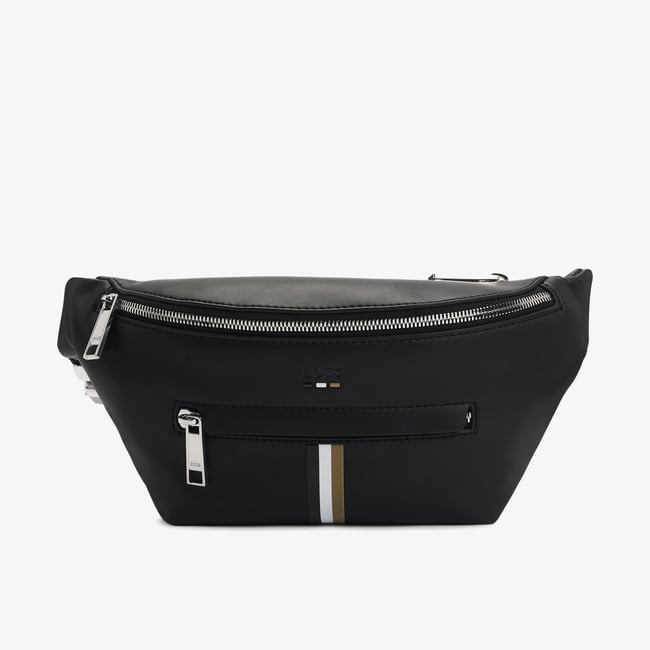  Boss Erkek Siyah Bel Çantası