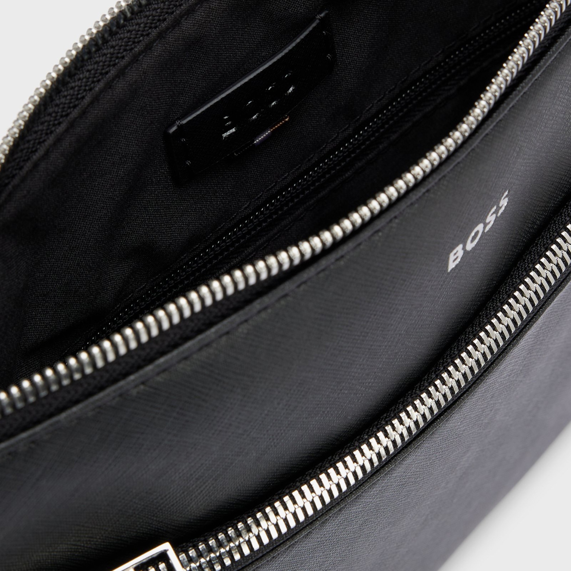 Boss Zair Large Erkek Siyah Omuz Çantası