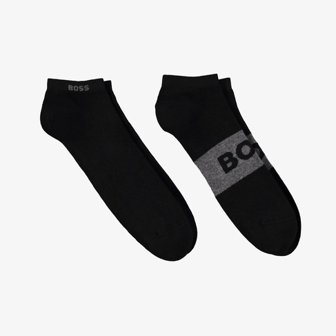  Boss Logo Erkek Siyah Çorap