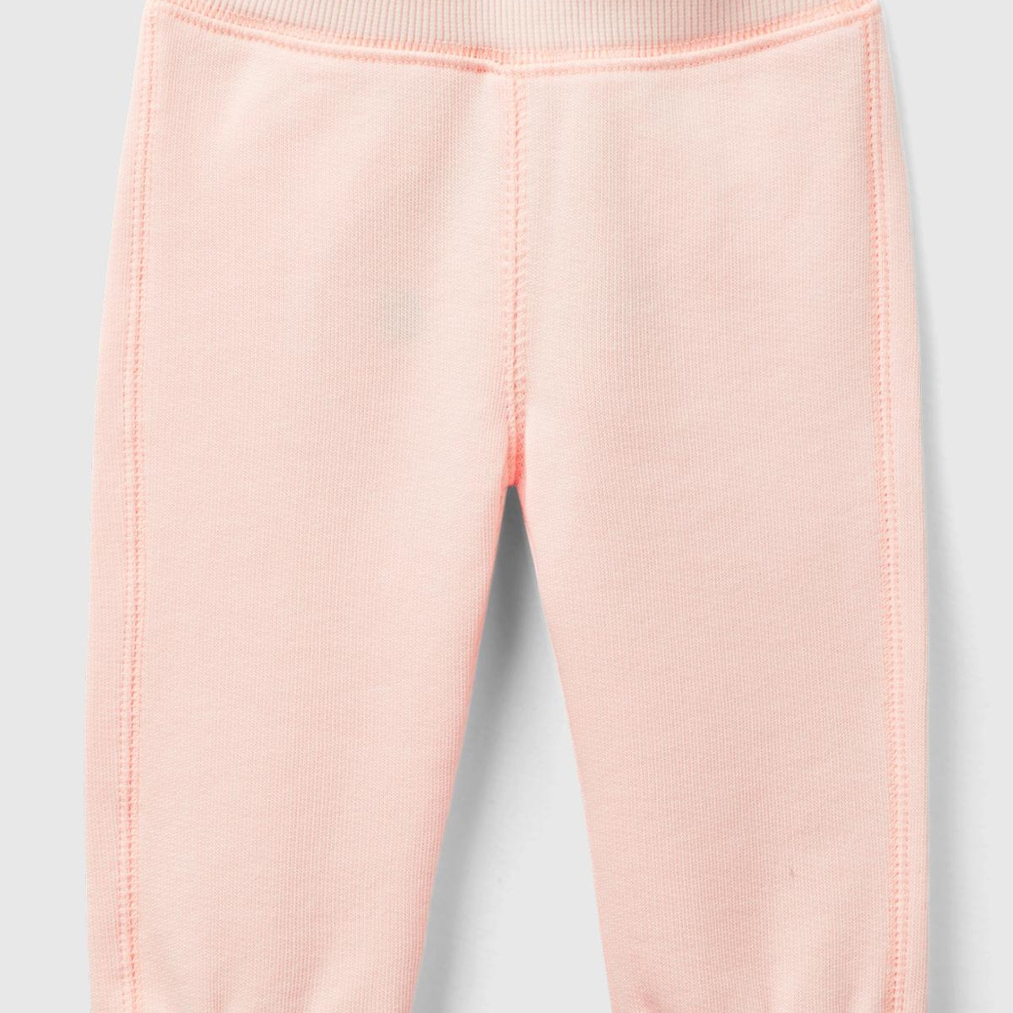 Bebek Pudra Arkası Karakter Yamalı Beli Büzgülü Pantolon