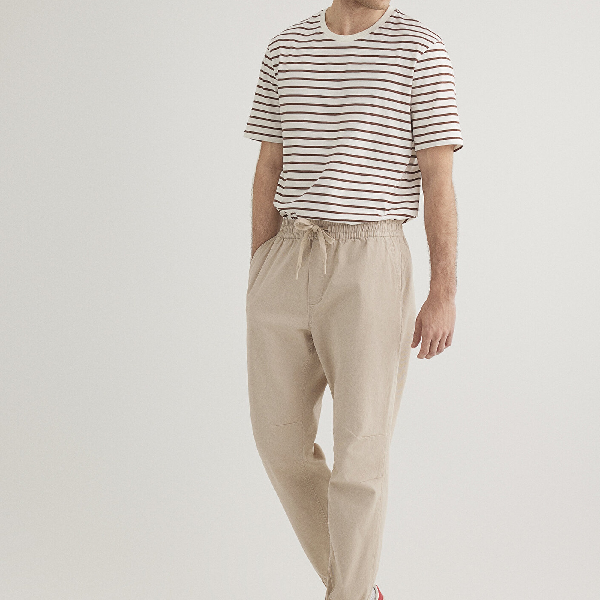 Mavi Bej Jogger Pantolon 000169-70004