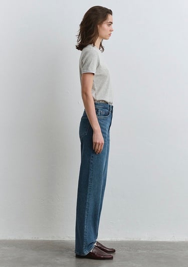  Mavi Sky Classic Denim Puslu Koyu Mavi Jean Pantolon 1010627-87925