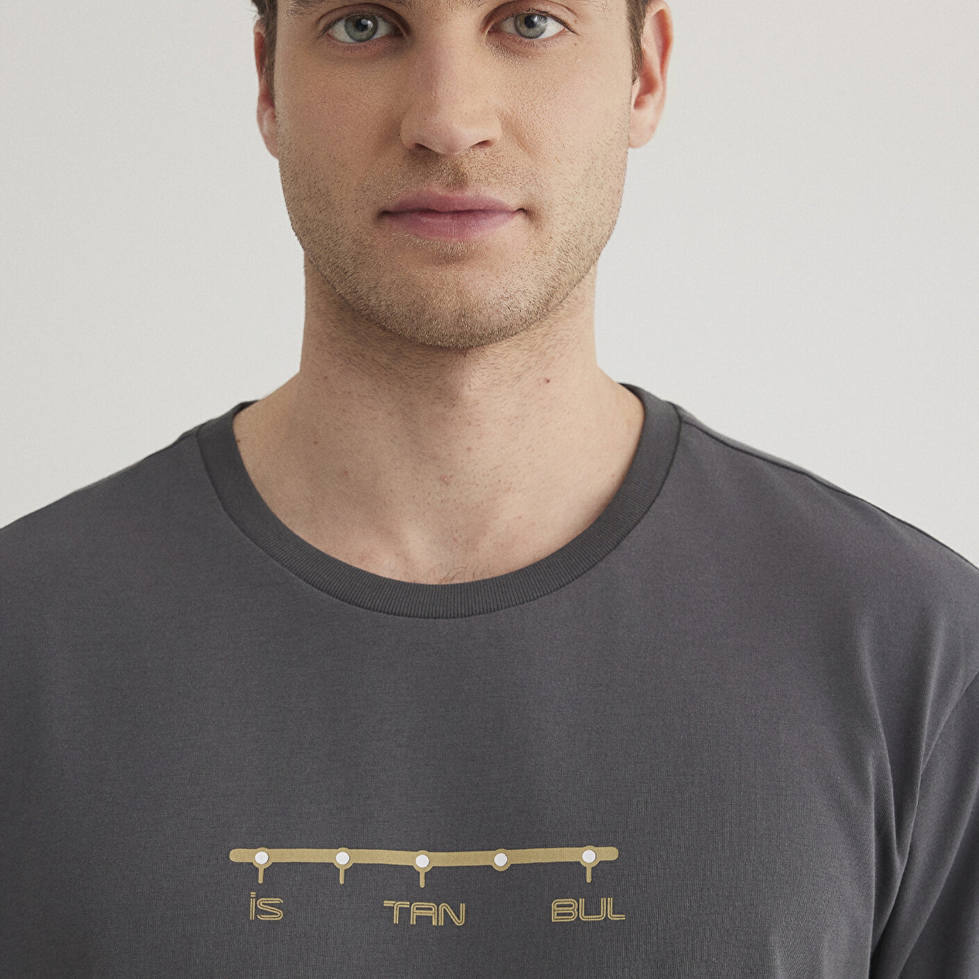 Mavi Antrasit İstanbul Tişört Regular Fit / Normal Kesim 0612452-85309