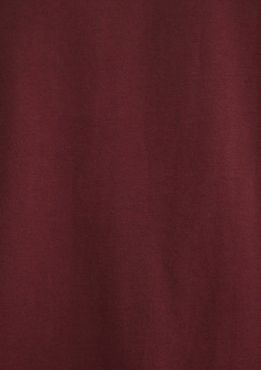  Mavi Mavi Logo Baskılı Kırmızı Tişört Oversize / Geniş Kesim 0611827-70396