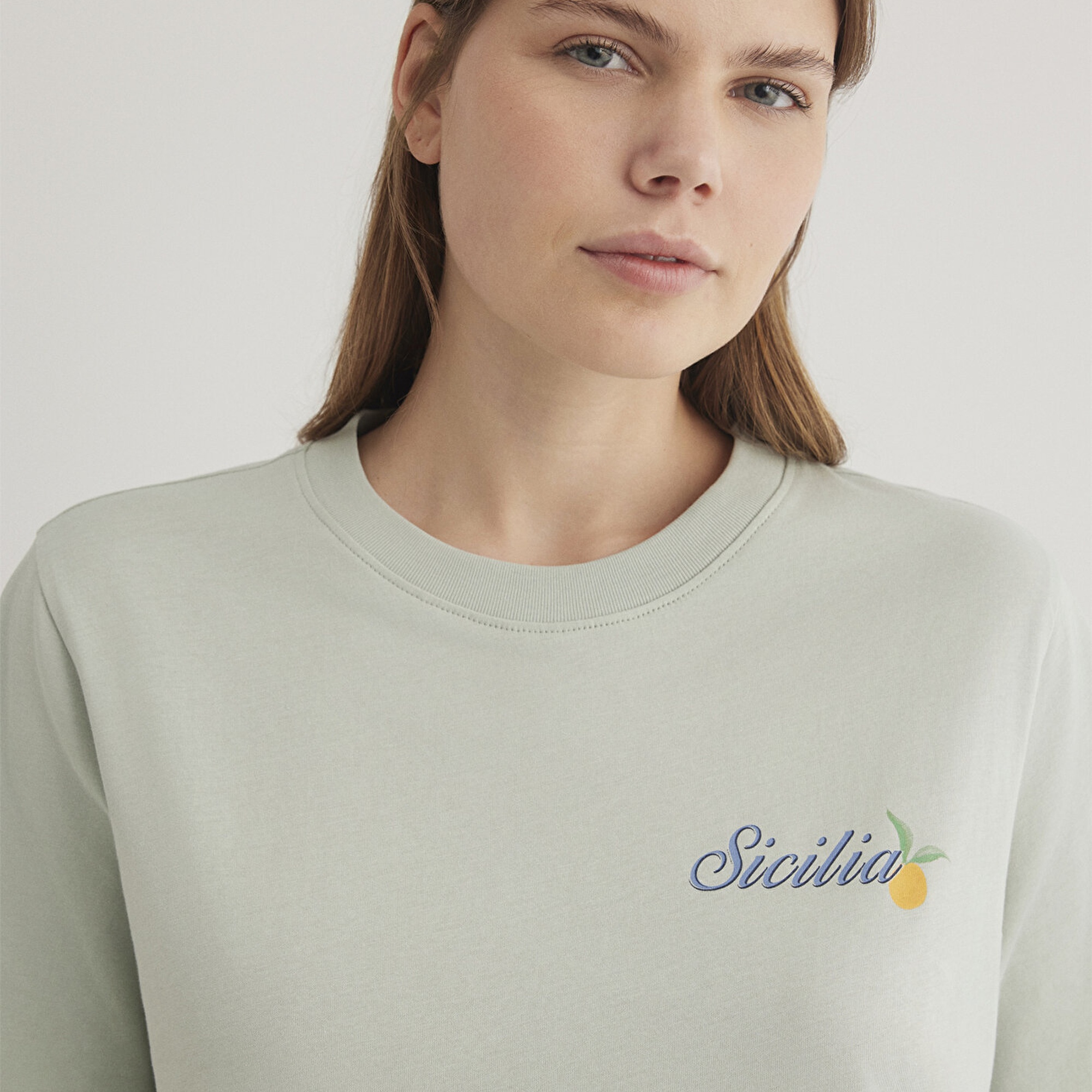 Mavi Sicilia Baskıılı Yeşil Tişört Regular Fit / Normal Kesim 1613055-71464