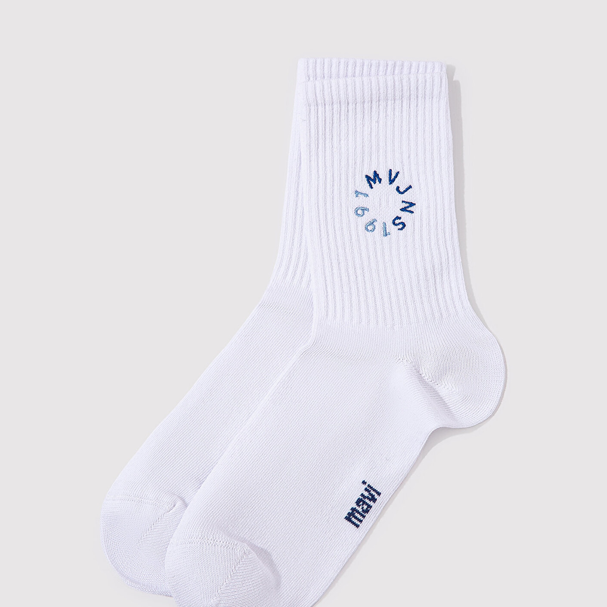 Mavi MVJNS Baskılı Beyaz Soket Çorap 1913259-620