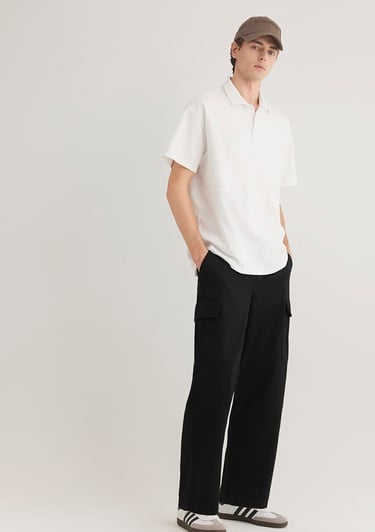  Mavi Siyah Kargo Pantolon 0010432-71379