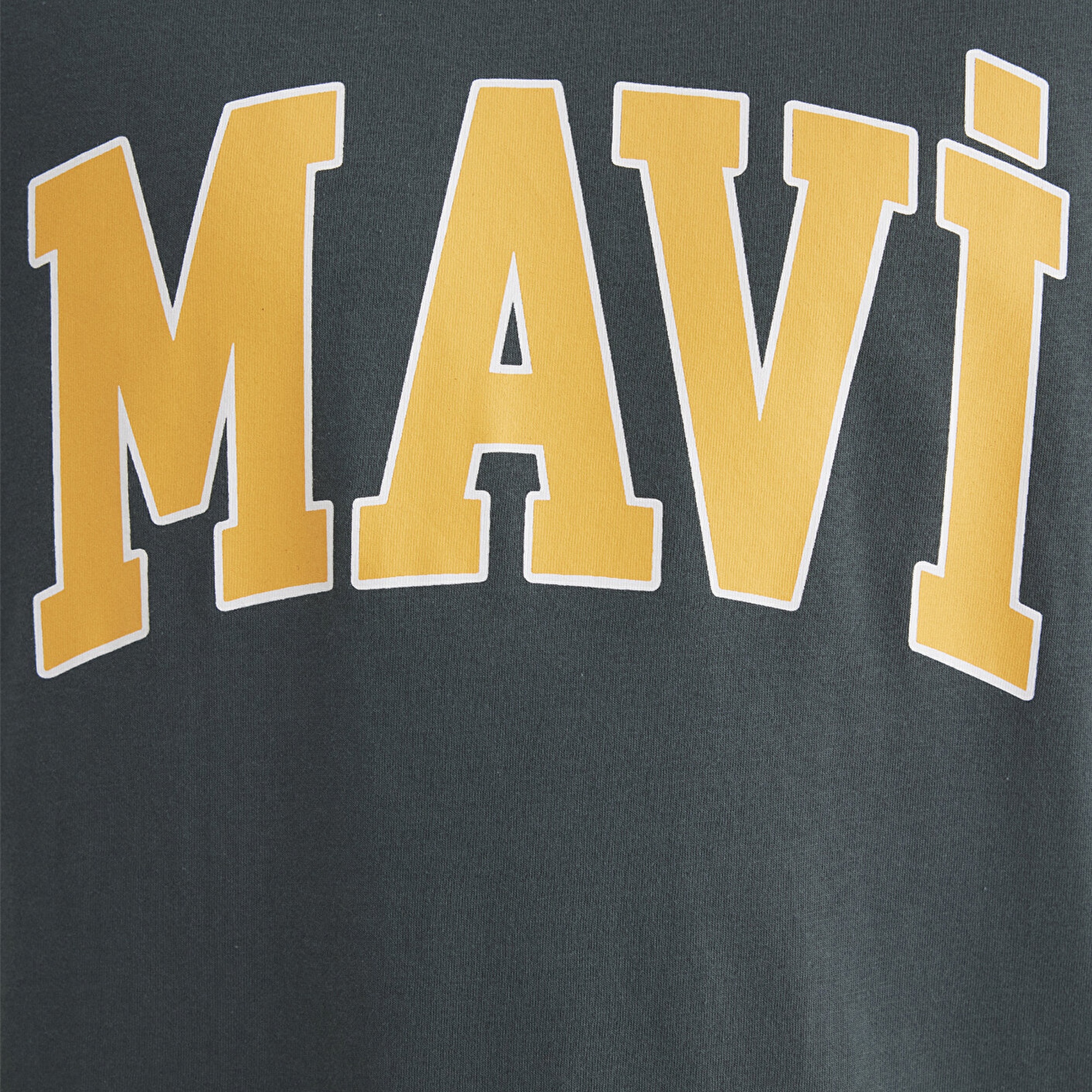 Mavi Mavi Logo Baskılı Yeşil Tişört Loose Fit / Bol Rahat Kesim 0611711-71598